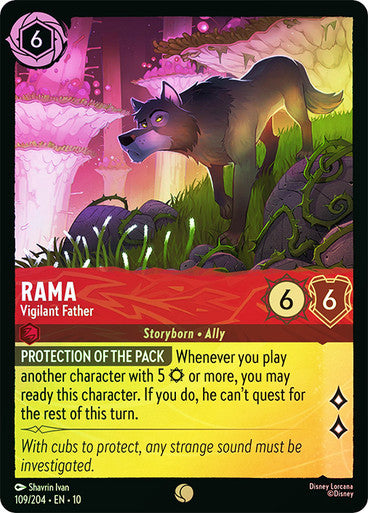 Whispers in the Well - 109/204 - Rama - Vigilant Father - Foil