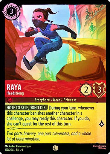 Fabled - 127/204 - Raya - Headstrong - Foil