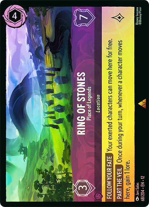Wilds Unknown - 068/204 - Ring of Stones - Place of Legends - Foil