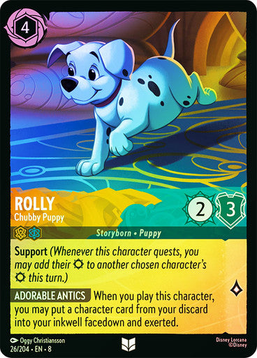 Reign Of Jafar - 026/204 - Rolly - Chubby Puppy - Foil