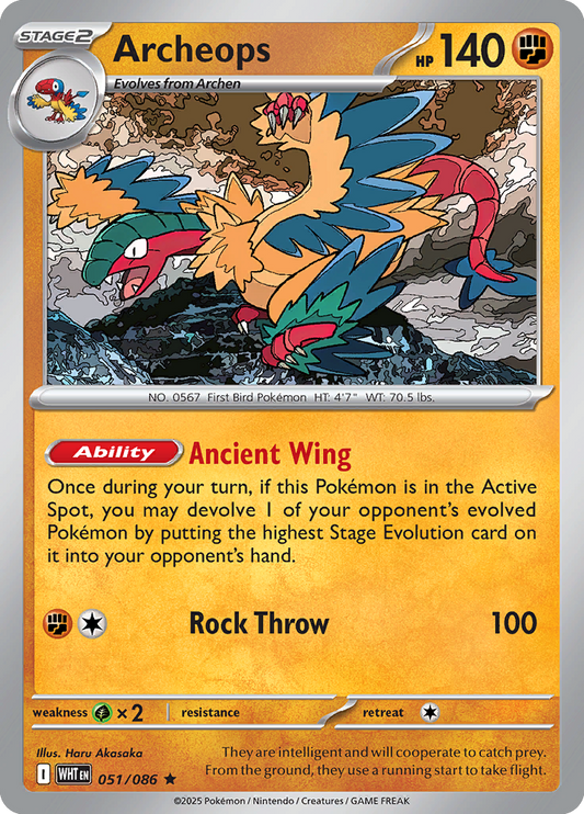 White Flare - 051/086 - Archeops - Holo