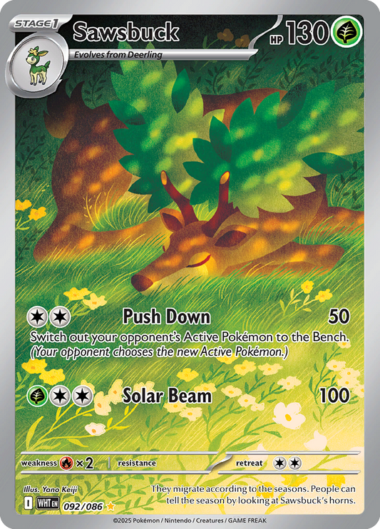 White Flare - 092/086 - Sawsbuck
