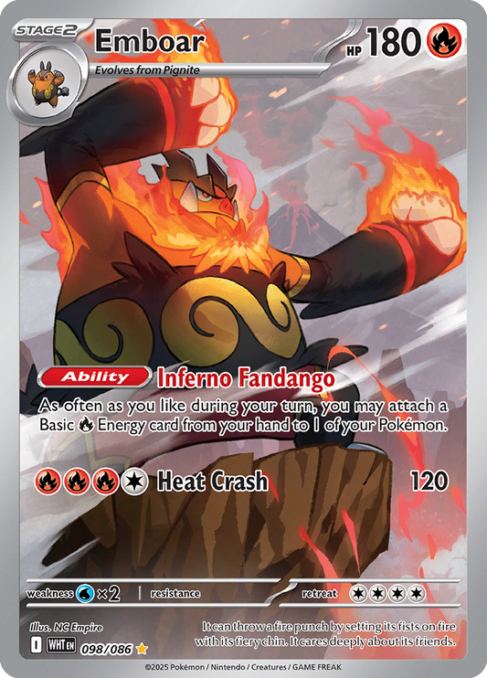 White Flare - 098/086 - Emboar
