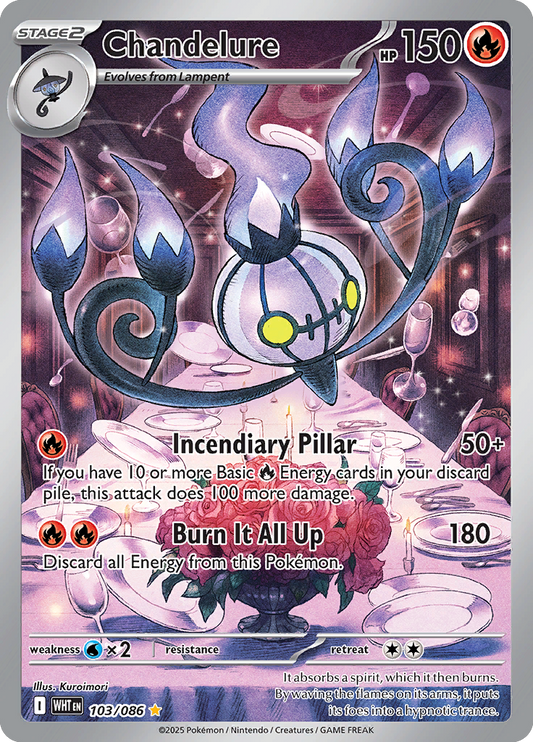 White Flare - 103/086 - Chandelure