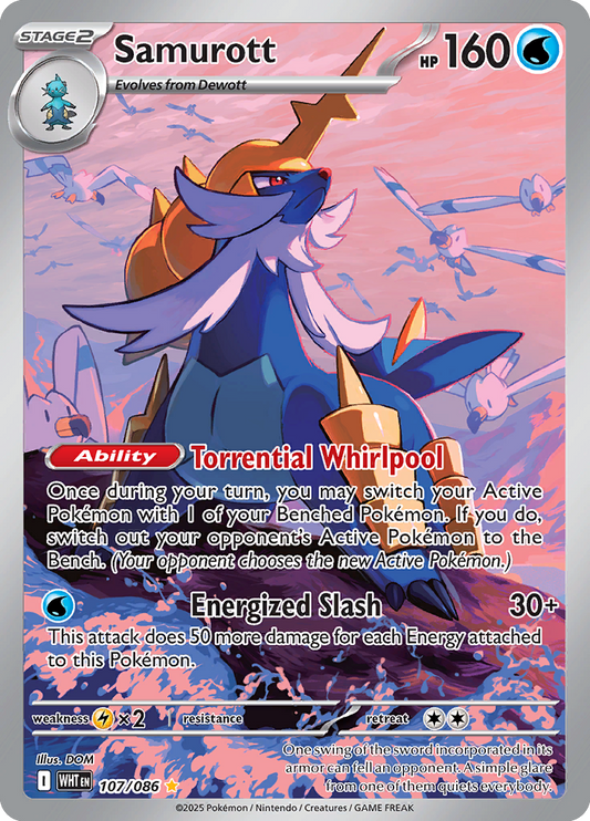 White Flare - 107/086 - Samurott