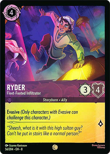 Reign Of Jafar - 056/204 - Ryder - Fleet‐Footed Infiltrator - Foil