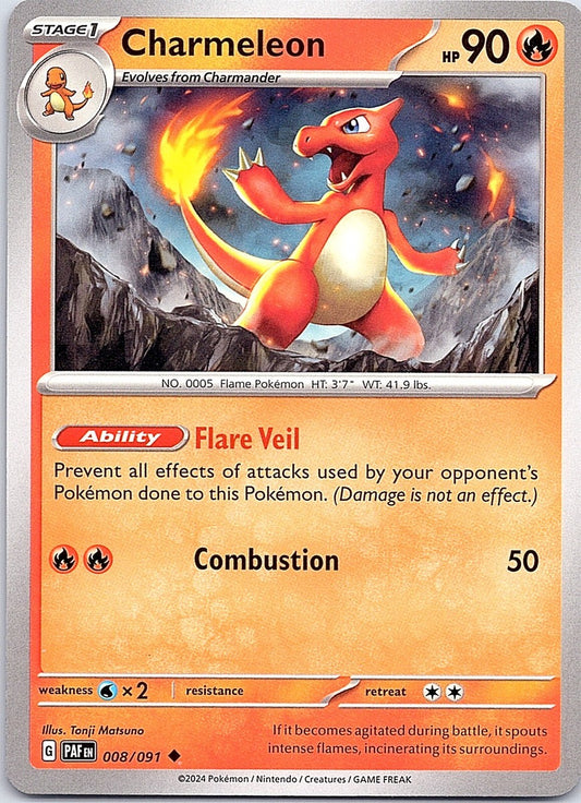 PAF - 008/091 - Charmeleon - Cosmos Holo