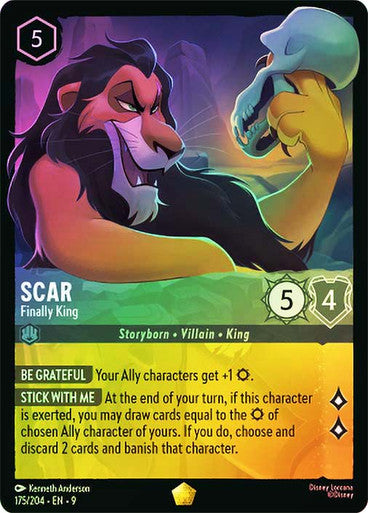 Fabled - 175/204 - Scar - Finally King - Foil