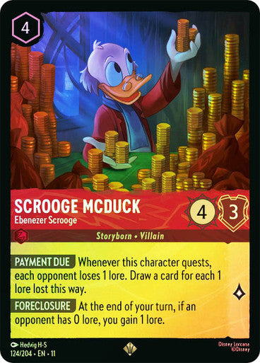 Winterspell - 124/204 - Scrooge McDuck - Ebenezer Scrooge - Foil