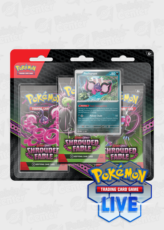 Live Code Card: Shrouded Fable 3pk: Pecharunt