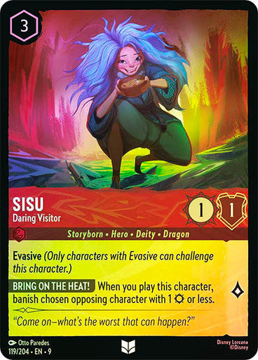 Fabled - 119/204 - Sisu - Daring Visitor - Foil