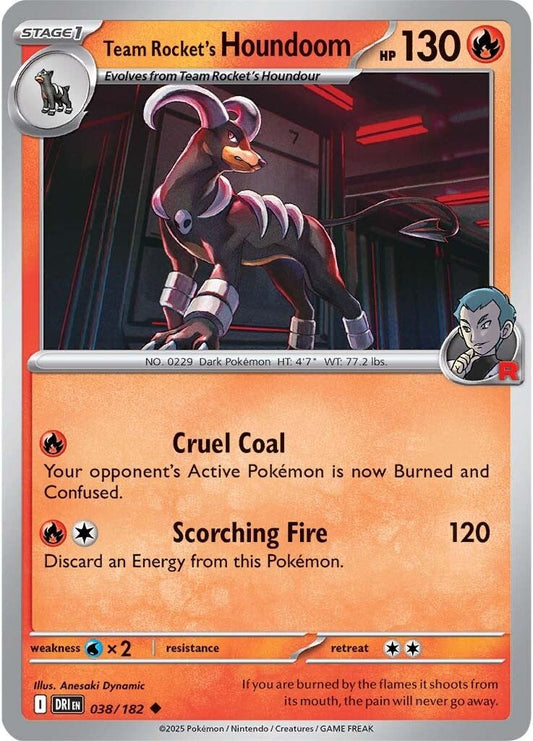 Destined Rivals - 038/182 - Team Rocket's Houndoom