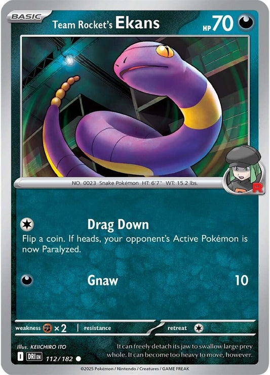Destined Rivals - 112/182 - Team Rocket's Ekans