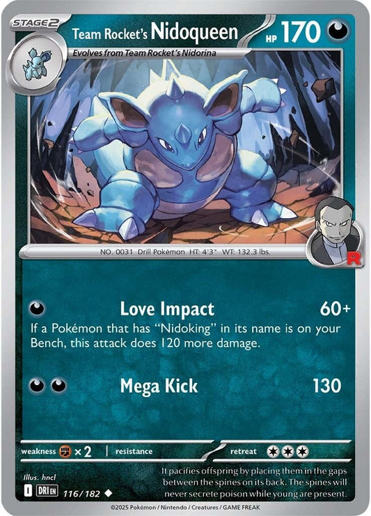 Destined Rivals - 116/182 - Team Rocket's Nidoqueen