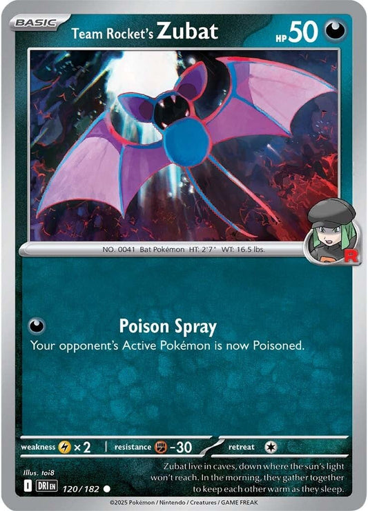 Destined Rivals - 120/182 - Team Rocket’s Zubat