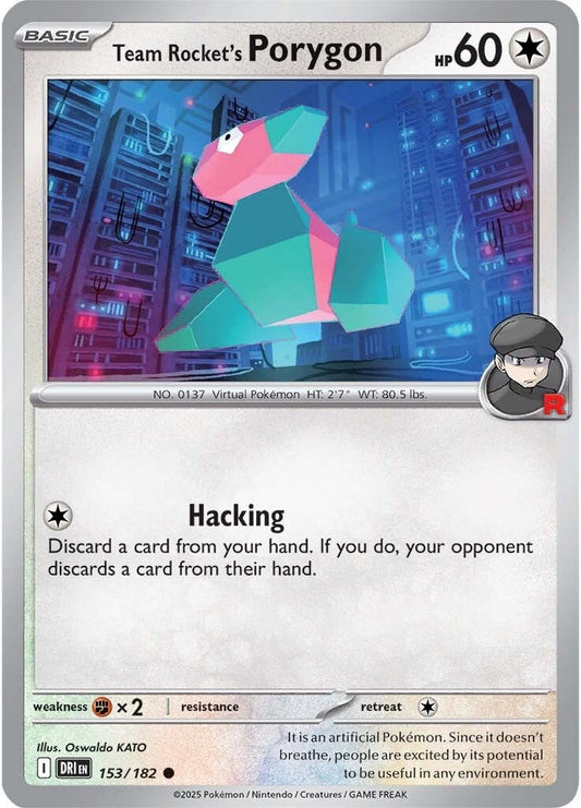 Destined Rivals - 153/182 - Team Rocket’s Porygon