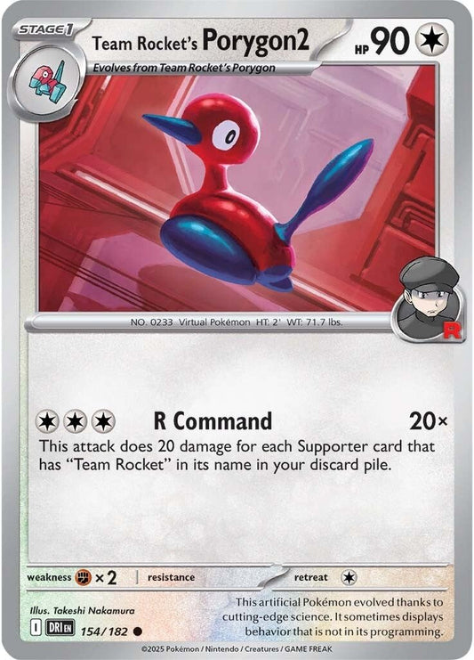 Destined Rivals - 154/182 - Team Rocket’s Porygon2