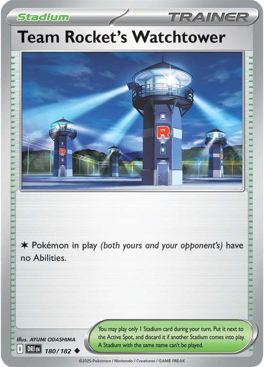 Destined Rivals - 180/182 - Team Rocket's Watchtower