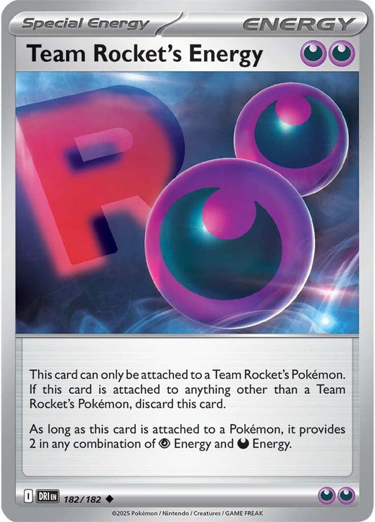 Destined Rivals - 182/182 - Team Rocket's Energy