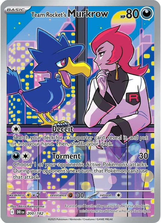 Destined Rivals - 200/182 - Team Rocket’s Murkrow