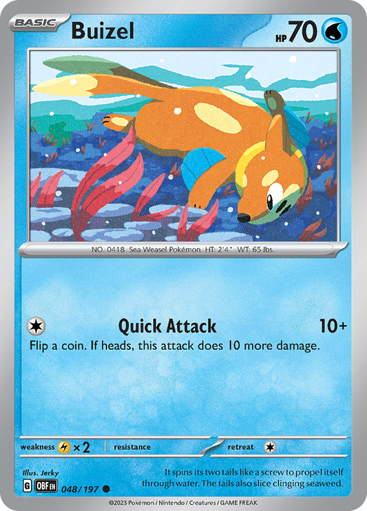 Obsidian Flames - 048/197 - Buizel