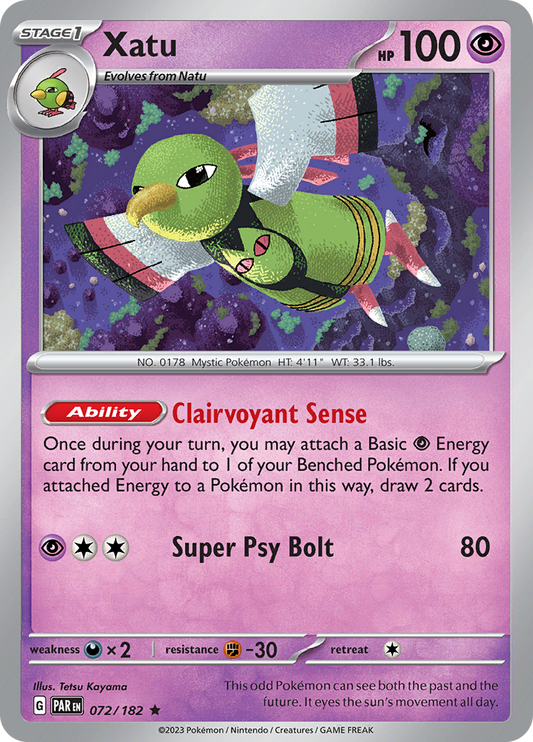 Paradox Rift - 072/182 - Xatu - Non Holo