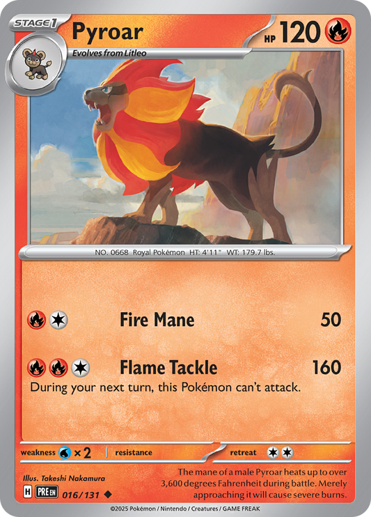 Prismatic Evolutions - 016/131 - Pyroar