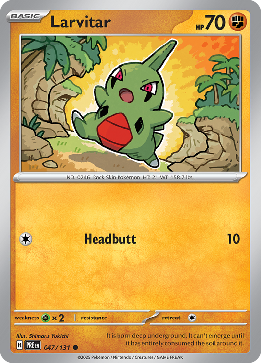Prismatic Evolutions - 047/131 - Larvitar