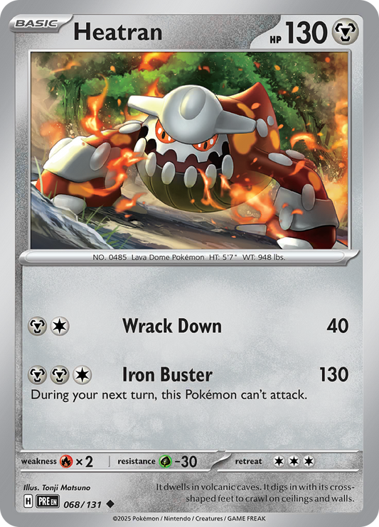 Prismatic Evolutions - 068/131 - Heatran