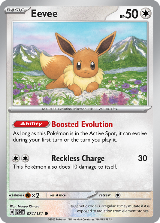 Prismatic Evolutions - 074/131 - Eevee