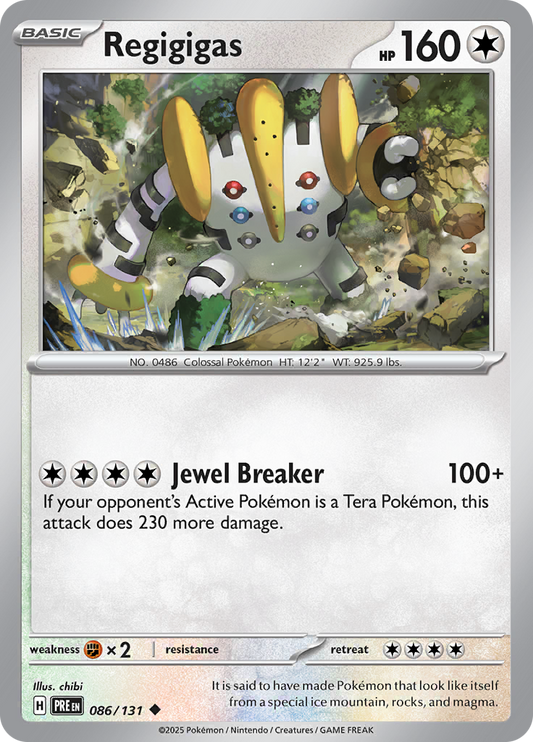 Prismatic Evolutions - 086/131 - Regigigas