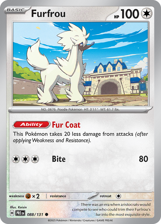 Prismatic Evolutions - 088/131 - Furfrou