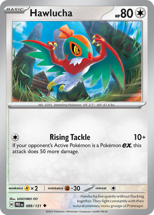 Prismatic Evolutions - 089/131 - Hawlucha