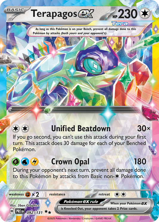 Prismatic Evolutions - 092/131 - Terapagos ex