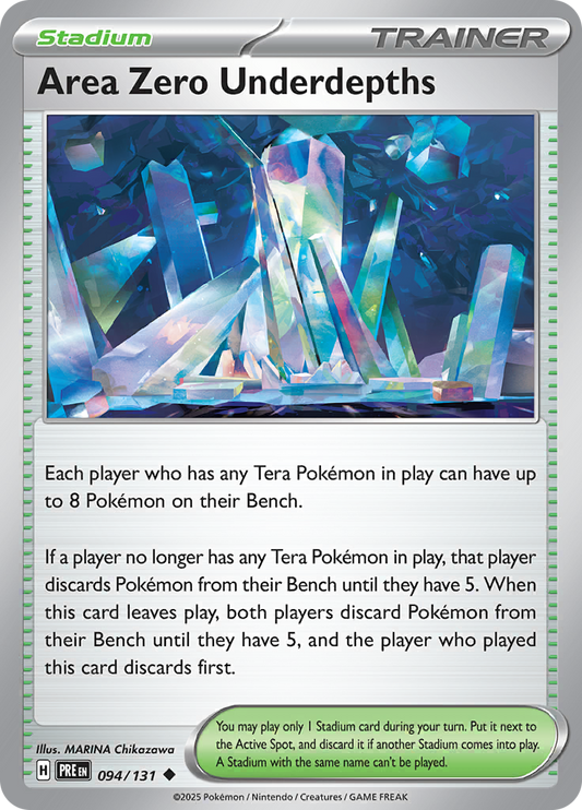 Prismatic Evolutions - 094/131 - Area Zero Underdepths