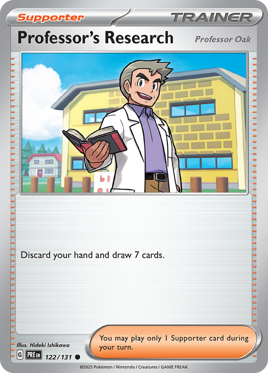 Prismatic Evolutions - 122/131 - Professor's Research (Professor Oak)