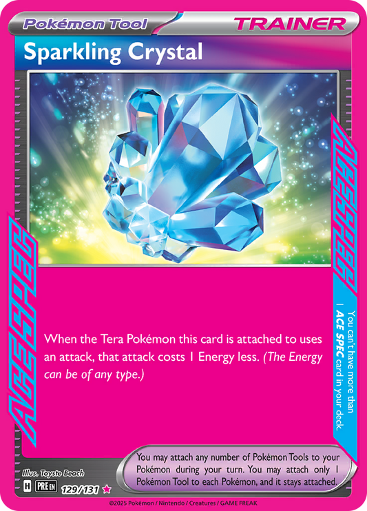 Prismatic Evolutions - 129/131 - Sparkling Crystal - Ace Spec