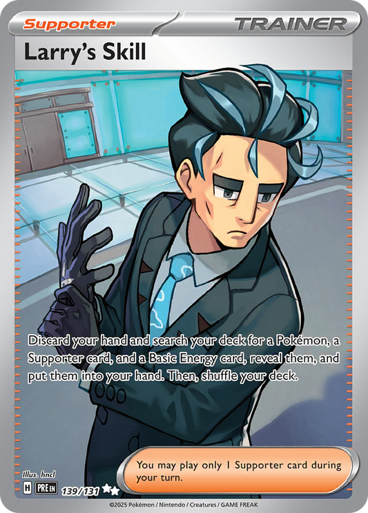 Prismatic Evolutions - 139/131 - Larry's Skill