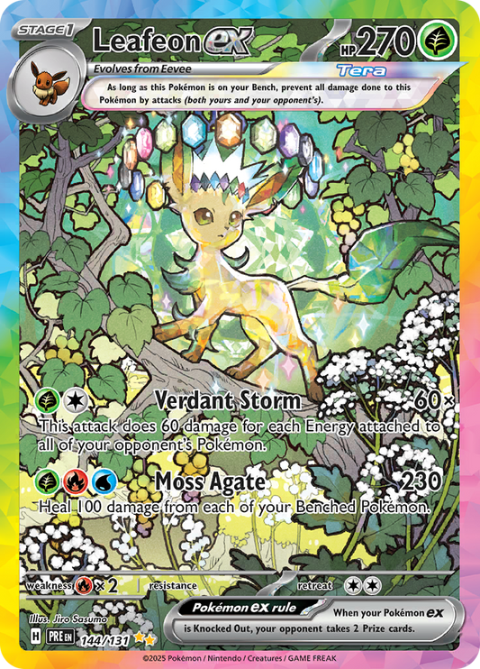 Prismatic Evolutions - 144/131 - Leafeon ex