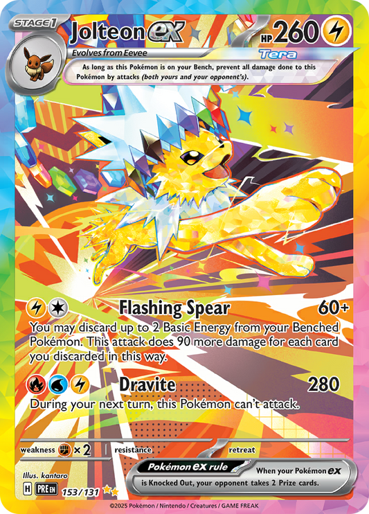 Prismatic Evolutions - 153/131 - Jolteon ex