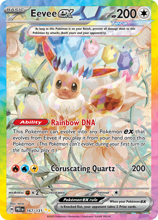 Prismatic Evolutions - 167/131 - Eevee ex