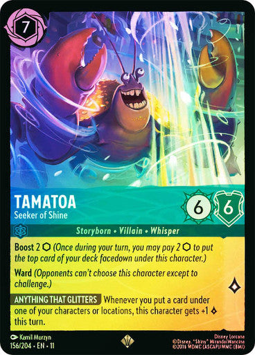 Winterspell - 156/204 - Tamatoa - Seeker of Shine - Foil