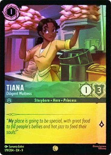 Fabled - 179/204 - Tiana - Diligent Waitress - Foil