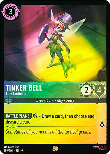Fabled - 189/204 - Tinker Bell - Tiny Tactician - Foil