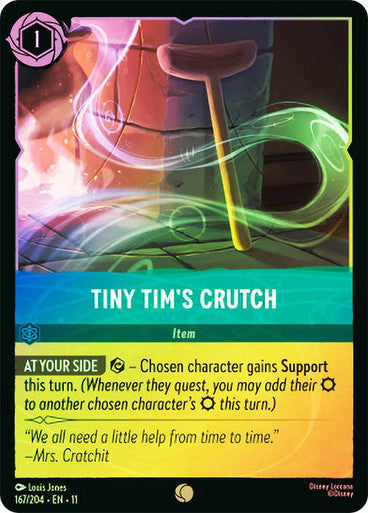 Winterspell - 167/204 - Tiny Tim's Crutch - Foil