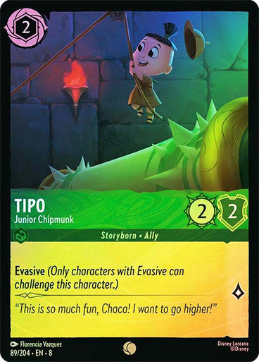 Reign Of Jafar - 089/204 - Tipo - Junior Chipmunk - Foil