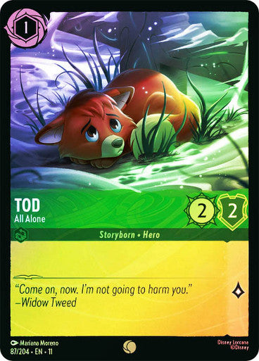 Winterspell - 087/204 - Tod - All Alone - Foil