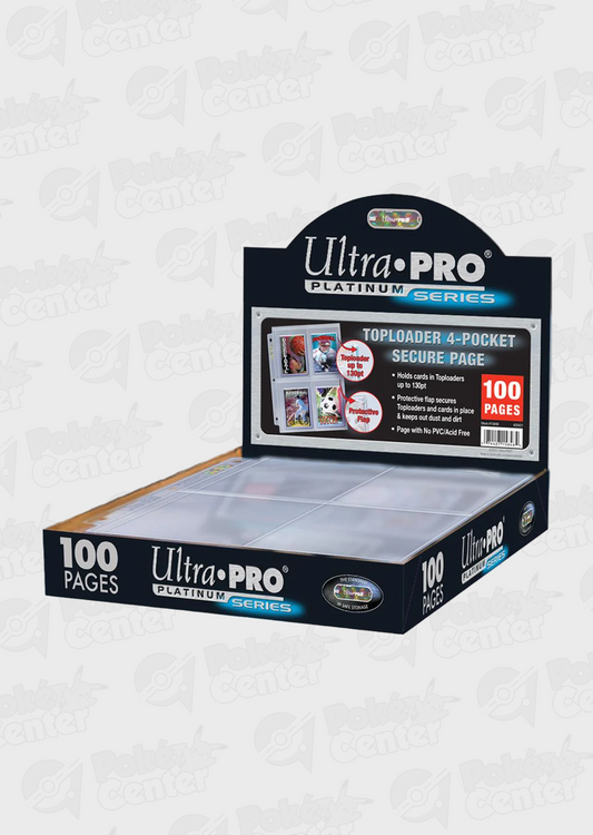 Ultra PRO 4-Pocket Premium Toploader Page Display (100 pieces)