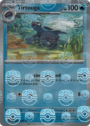 Black Bolt - 022/086 - Tirtouga - Master Ball Reverse Holo