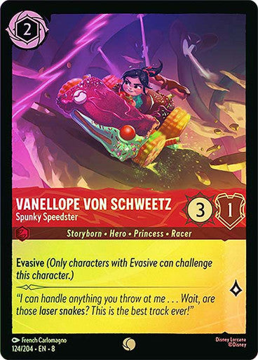 Reign Of Jafar - 124/204 - Vanellope von Schweetz - Spunky Speedster - Foil